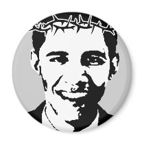 Barack Obama as Jesus magnets by ElectionGear Barack Obama as Jesus magnets