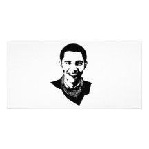 Barack Obama Bandana Customized Photo Card