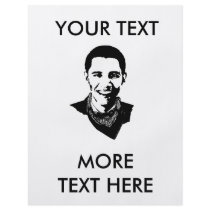 Barack Obama Bandana Custom Flyer