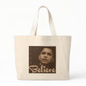 Barack Obama Believe Canvas Tote Bag by liberaltees Barack Obama Believe Canvas Tote Bag