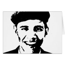 Barack Obama beret Cards