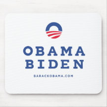 Barack Obama Biden 2012 With "O" Logo Mouse Pad