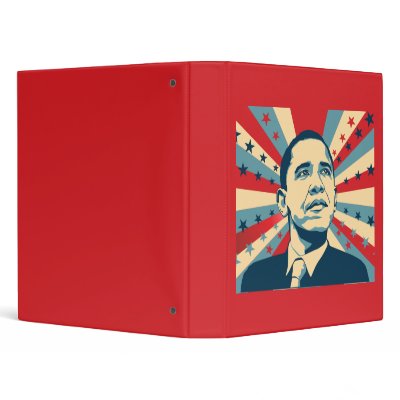 Barack Obama Vinyl Binders
