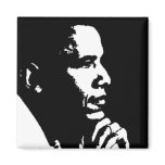 Barack Obama Black & White Profile