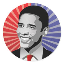 Barack Obama Bold stickers by spacedust Barack Obama Bold stickers
