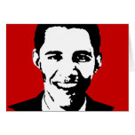 Barack Obama Bowtie Greeting Cards