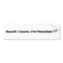 Barack Obama Bumper Sticker bumper stickers by voteforprez08 Barack Obama Bumper Sticker bumper stickers