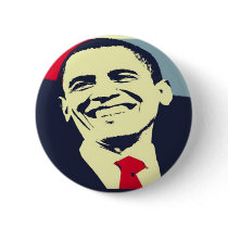 Barack Obama Pinback Buttons