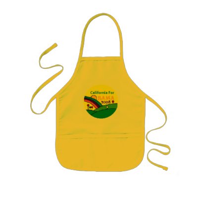 Barack Obama California Rainbow Apron by samappleby