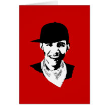 Barack Obama Cap Bandana Greeting Card
