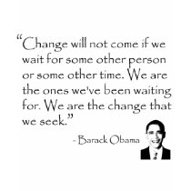 Barack Obama - CHANGE merchandise t-shirts by Famous_Quotations Barack Obama - CHANGE merchandise t-shirts