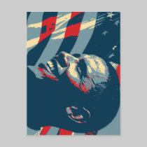 Barack Obama CHANGE post card postcards