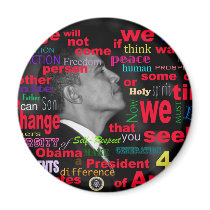 Barack Obama Change quote magnets