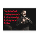 Barack Obama Change quote Postcards