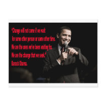 Barack Obama Change quote postcards by Obama_Change_Quote Barack Obama Change quote postcards