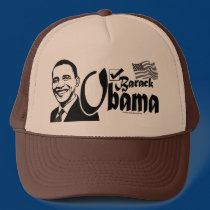 Barack Obama Check Hat hats