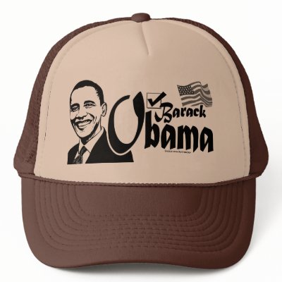 Barack Obama Check Hat