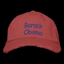 Barack Obama Chino Twill Cap embroidered hats