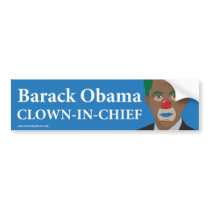 Barack Obama Clown bumper stickers by AmericanElephant Barack Obama Clown bumper stickers