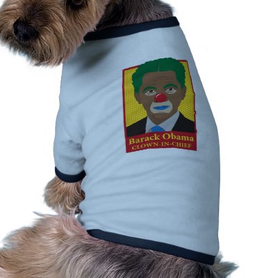 Barack Obama Clown Pet Tshirt by AmericanElephant