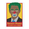 Barack Obama Clown postcards