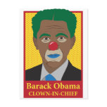 Barack Obama Clown postcards