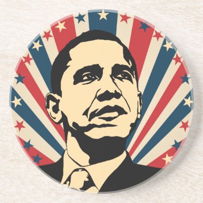 Barack Obama coasters