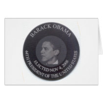 Barack Obama coin Card