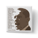 Barack Obama Constitution Quote Square Button