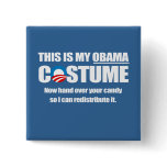 Barack Obama Costume buttons