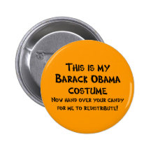 Barack Obama Costume Button