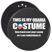 Barack Obama Costume Pin