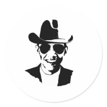 Barack Obama cowboy gear stickers