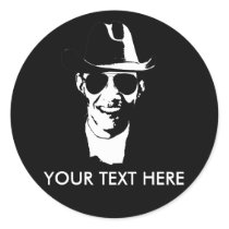 Barack Obama cowboy gear stickers