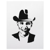 Barack Obama cowboy hat letterhead
