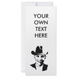 Barack Obama cowboy hat Rack Card Template