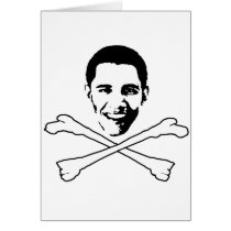 Barack Obama Crossbones cards by ElectionGear Barack Obama Crossbones cards