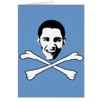 Barack Obama Crossbones cards by ElectionGear Barack Obama Crossbones cards