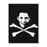 Barack Obama Crossbones Postcards