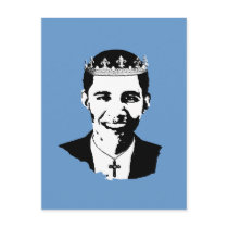 Barack Obama Crown and Cross postcards by ElectionGear Barack Obama Crown and Cross postcards