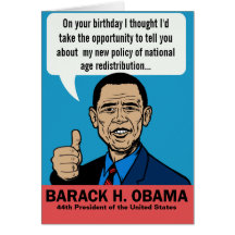 Barack Obama Customizable Card