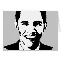 Barack Obama Dollar Bling Card