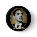 Barack Obama Dollar Portrait buttons by spacedust Barack Obama Dollar Portrait buttons