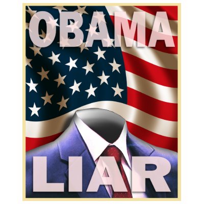 Barack Obama - Empty Suite of Lies Shirt by spacedust