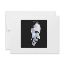 Barack Obama Face Custom Invitation