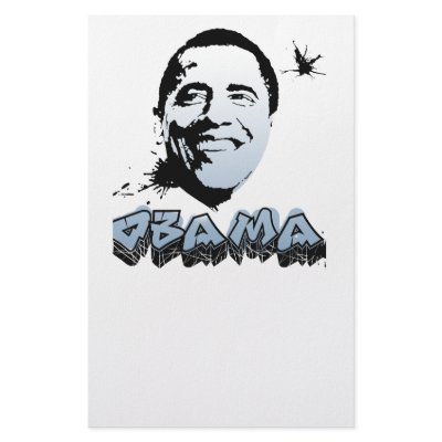 Barack Obama Face Personalized Stationery by obamashirts