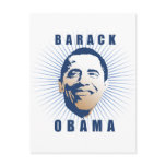 Barack Obama Face T-shirt Postcards