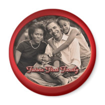 BARACK OBAMA FAMILY MAGNET
