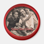 BARACK OBAMA FAMILY MAGNET