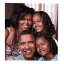 Barack Obama & Family_ Poster_by Elenne posters by ELENNE Barack Obama & Family_ Poster_by Elenne posters